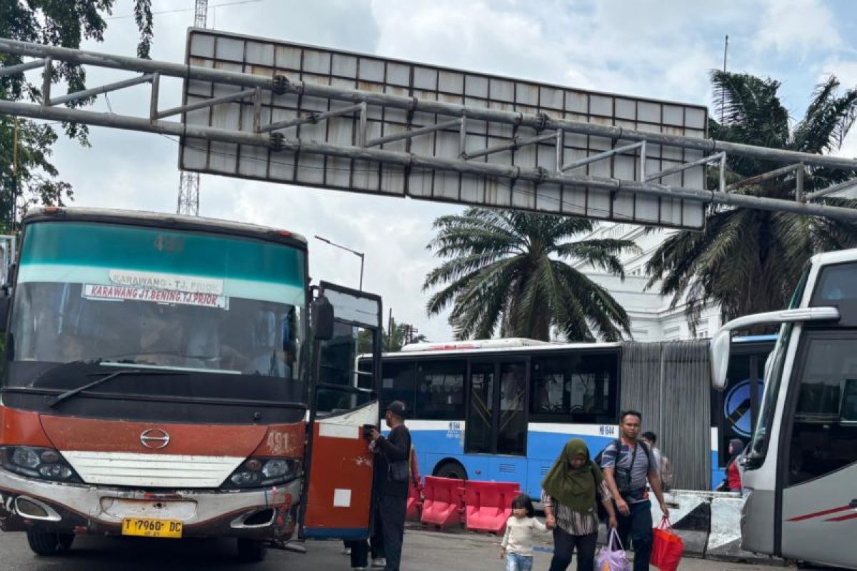 Puncak arus balik di Terminal Bus Tanjung Priok diprediksi 28-29 Maret