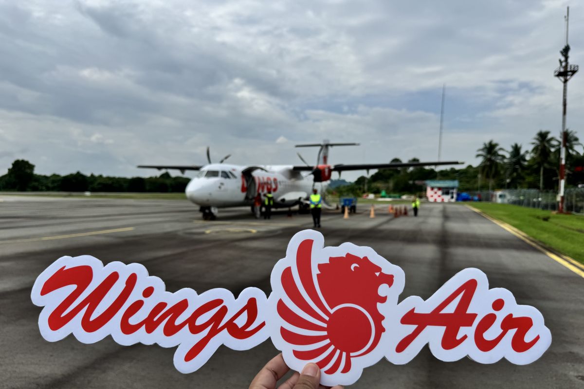 Bandara Tanjung Selor kembali dilayani pesawat ATR 72