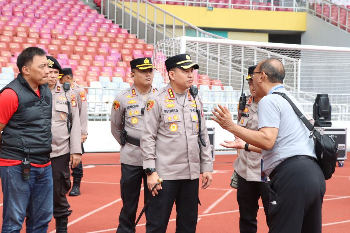 Polisi pastikan keamanan laga Timnas di GBK, suporter diimbau tertib