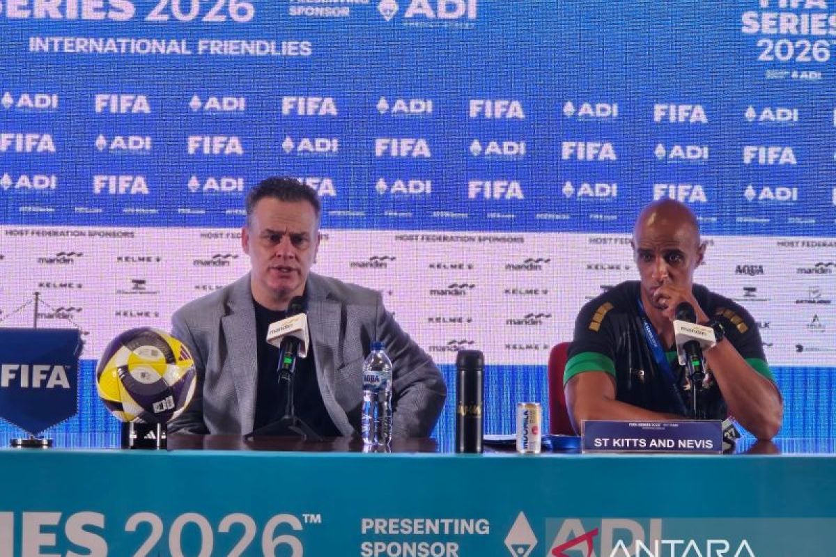Pelatih St Kitts and Nevis sesali dua gol pertama Indonesia