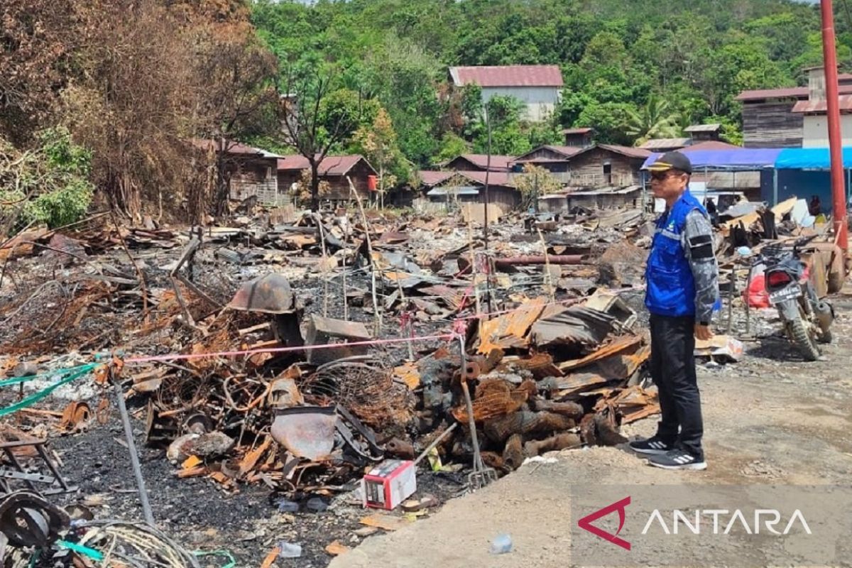 Dinsos Kaltim bantu logistik ratusan korban kebakaran di Kutai Timur