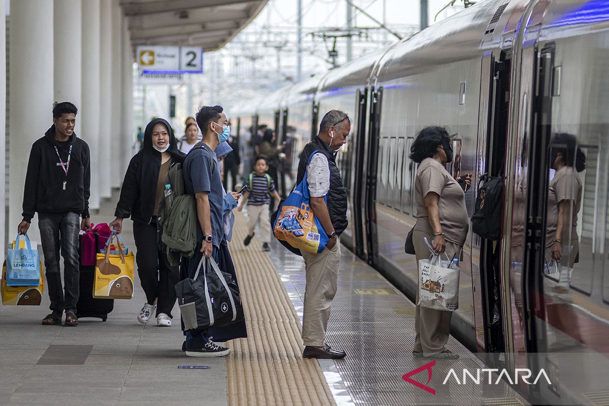 Penjualan tiket Whoosh periode angkutan Lebaran