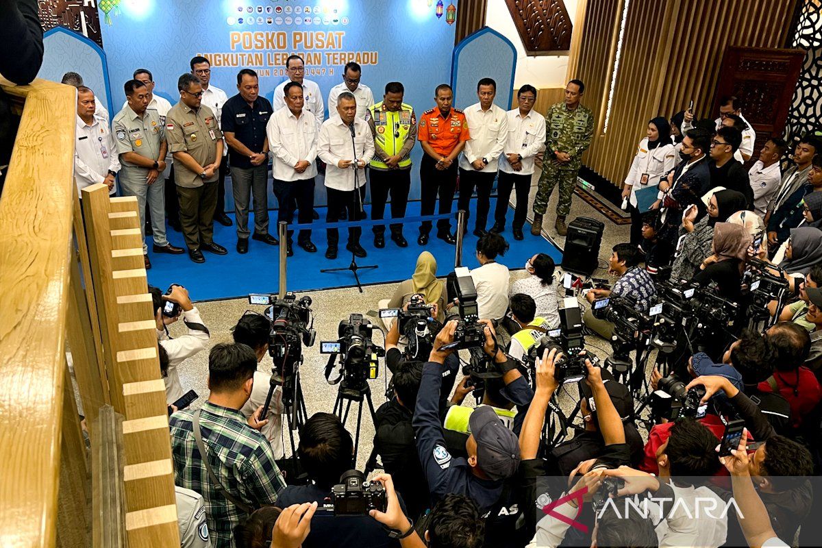 Menhub: Realisasi pergerakan angkutan Lebaran capai 147,55 juta orang