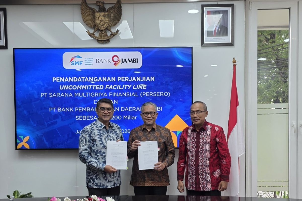 Bank Jambi-SMF jalin kerja sama pembiayaan perumahan Rp200 miliar