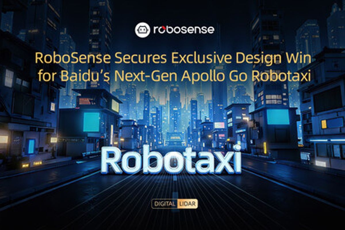 RoboSense Raih Kontrak Eksklusif untuk Robotaxi Apollo Go Generasi Terbaru Baidu