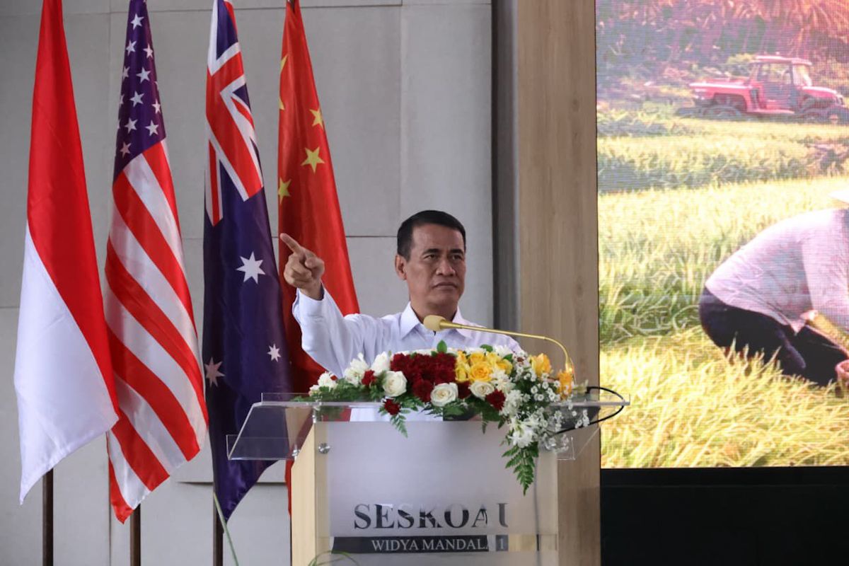 Mentan: Pangan alat pertahanan negara, RI tak lagi bergantung impor