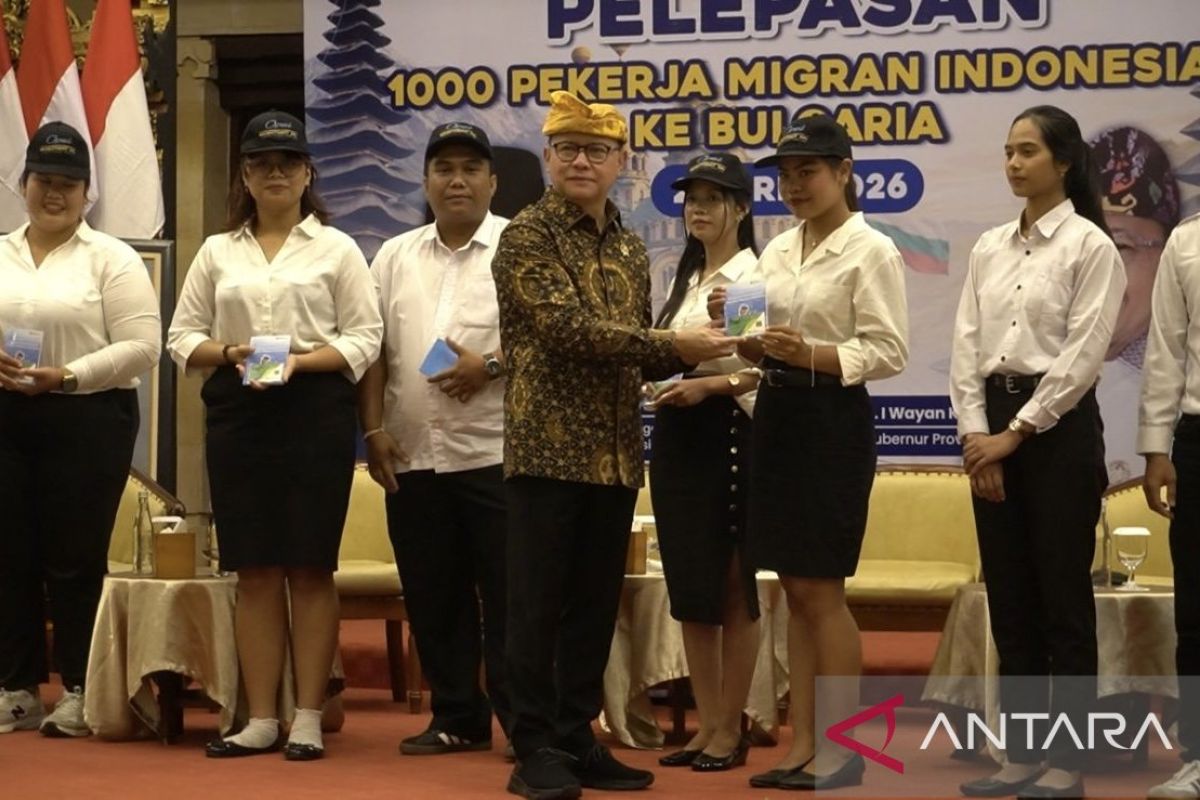 Menteri P2MI lepas seribuan PMI asal Bali ke Bulgaria