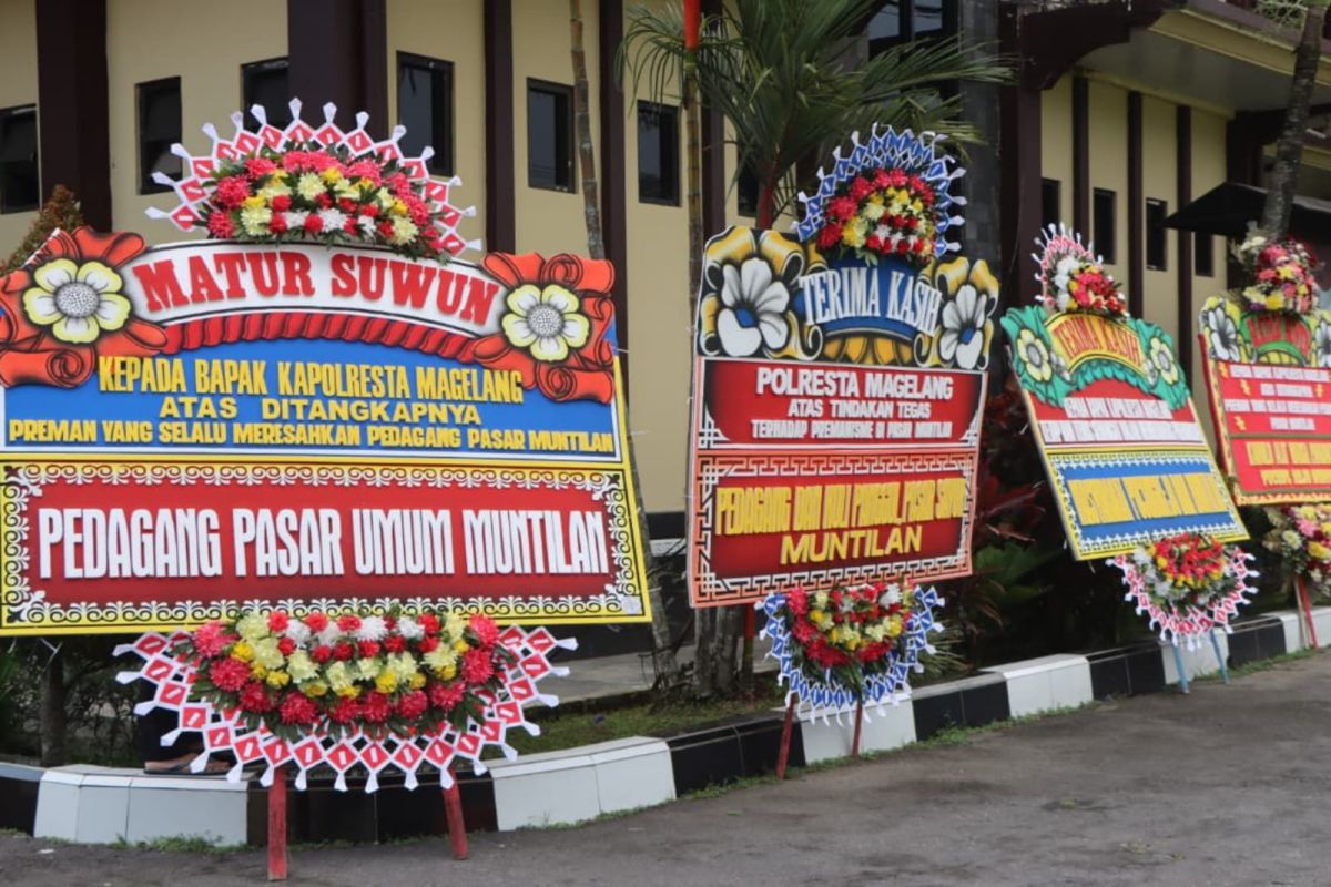 Pedagang Pasar Muntilan dukung Polresta Magelang berantas premanisme