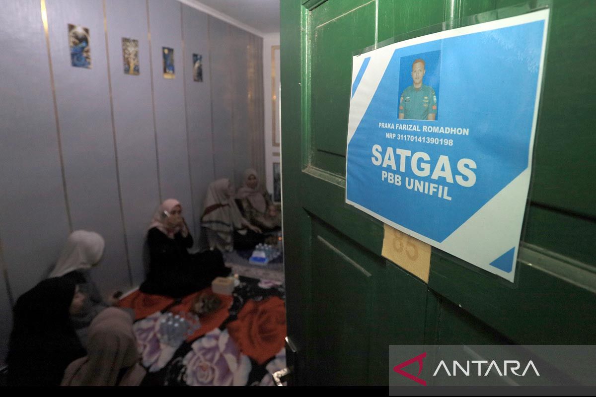 FOTO - Tahlilan prajurit TNI gugur di Lebanon