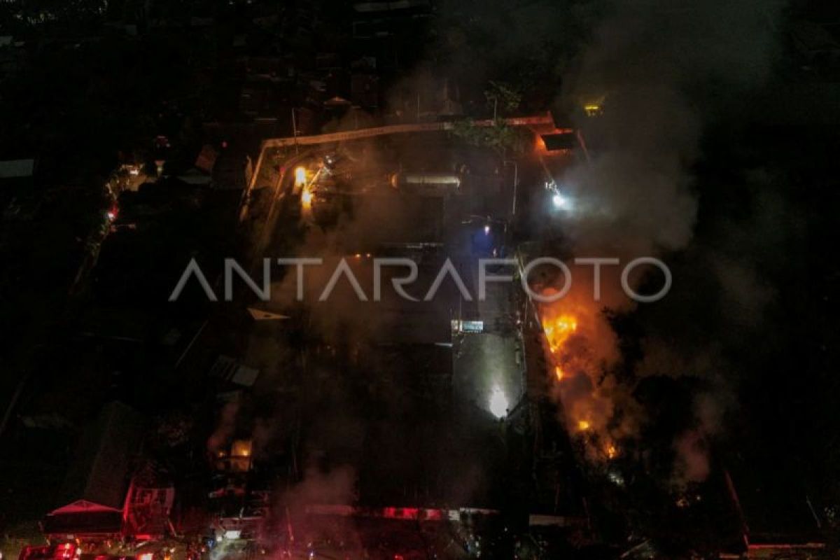 Kebakaran SPBE Cimuning Bekasi