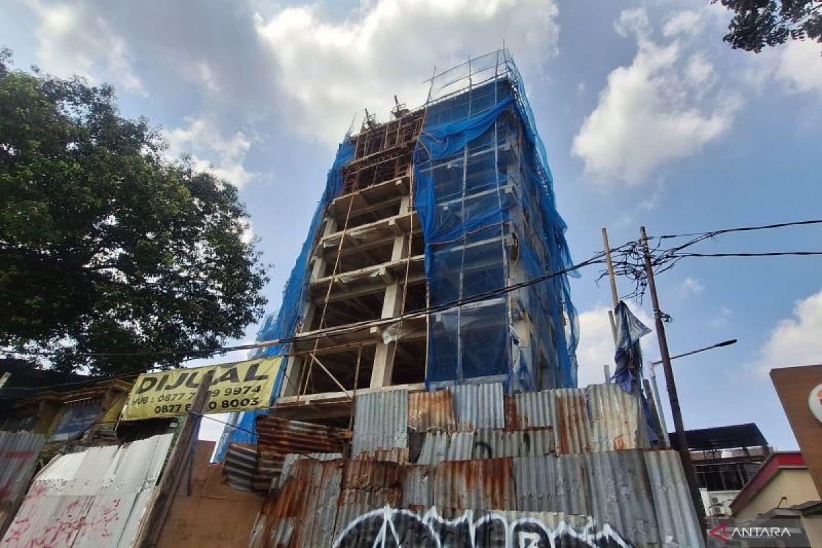 Empat pekerja tewas, proyek bangunan di Jaksel tampak sepi