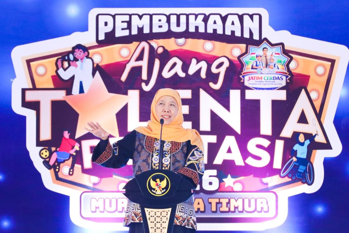 Gubernur dorong ajang talenta Jatim perkuat ekosistem prestasi