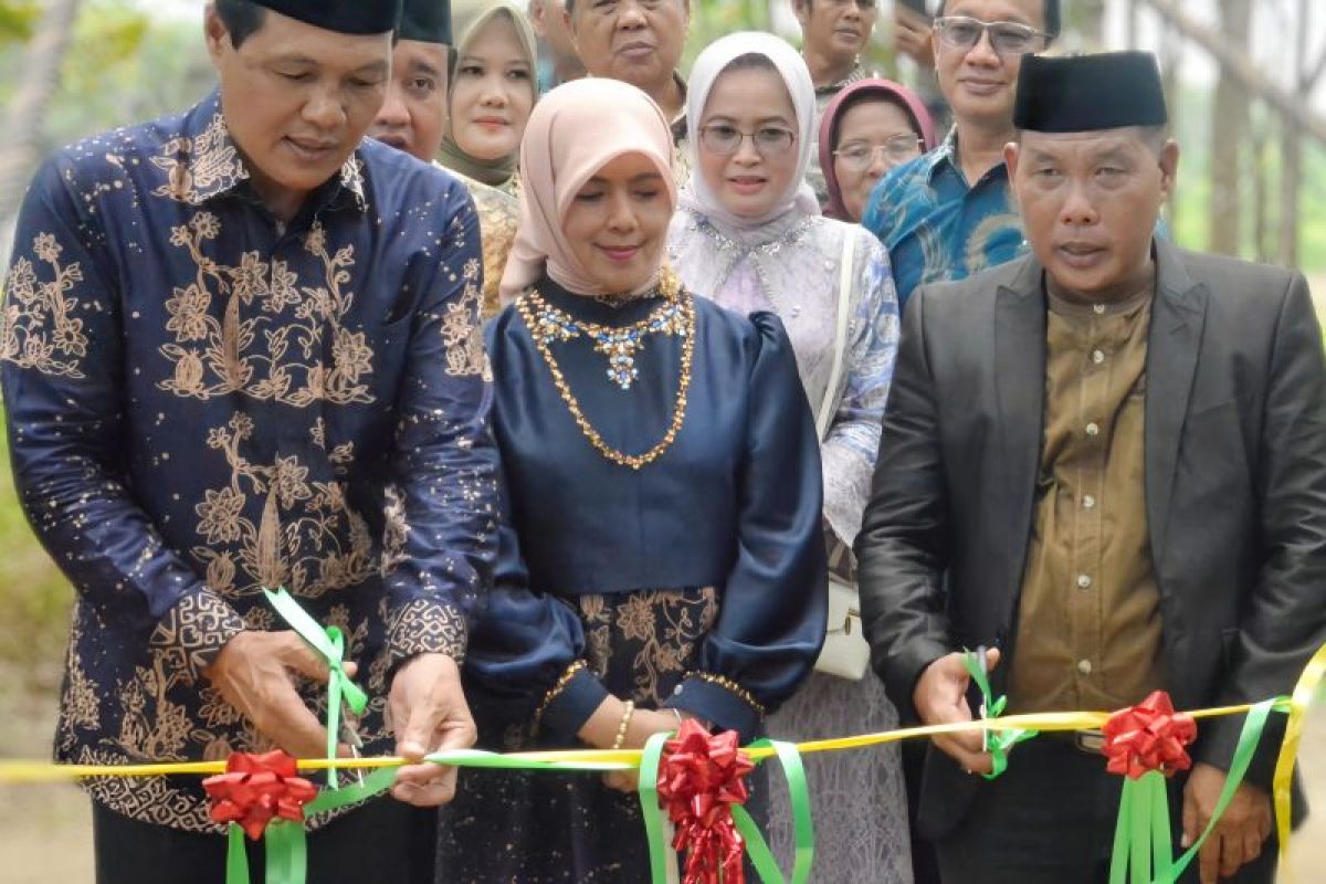 Pemkab Muara Enim bangun jembatan gantung senilai Rp2,9 miliar di Desa Danau Rata