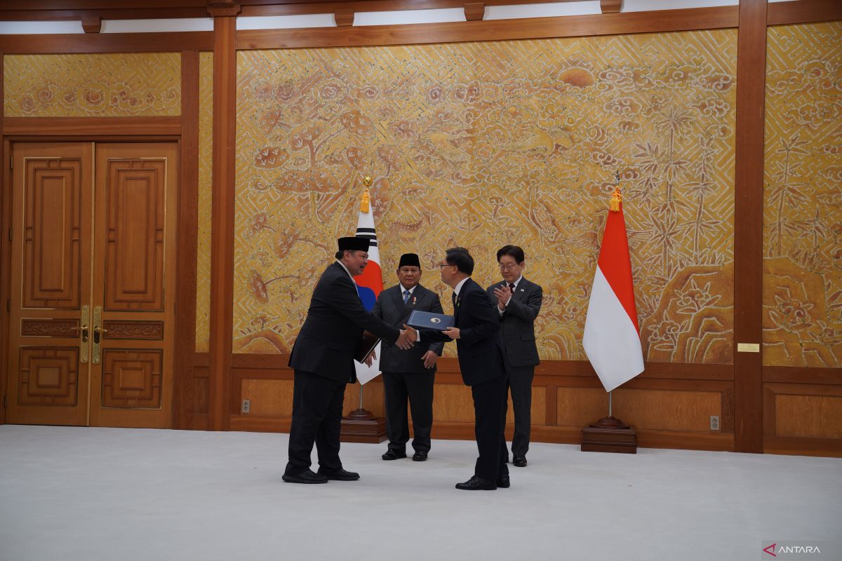Indonesia, Korea Selatan tandatangani MoU untuk meningkatkan kerjasama energi lepas pantai