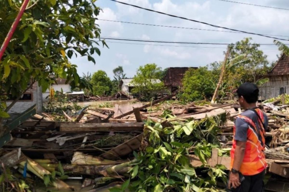 12 rumah warga Demak hanyut terbawa arus banjir