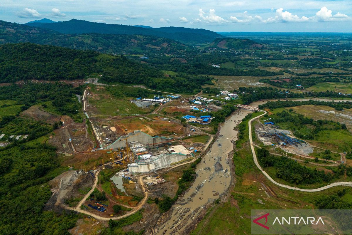 Proyek raksasa Gowa terus dikebut! intip progres terbaru Bendungan Jenelata yang capai 25 persen