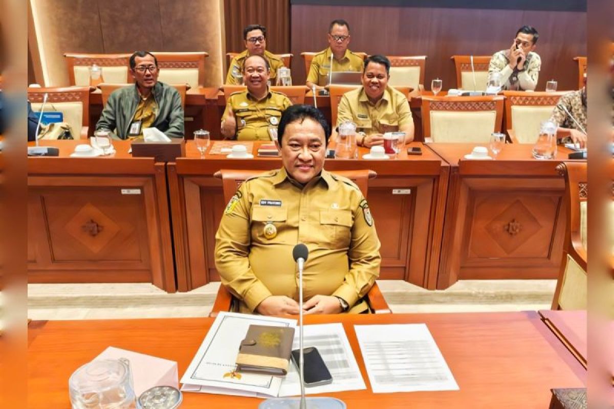 Wagub Kalteng ikuti RDP bersama Komisi I DPR RI