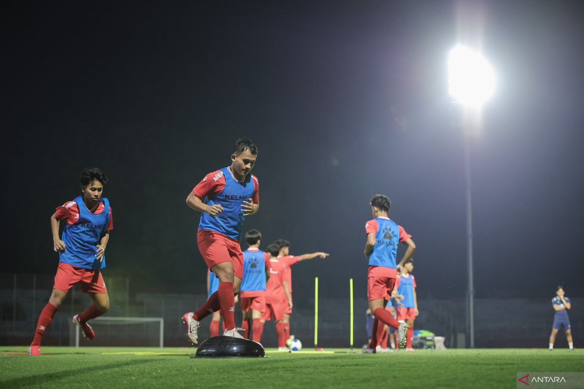 Latihan Timnas Indonesia U-17 jelang Piala AFF 2026