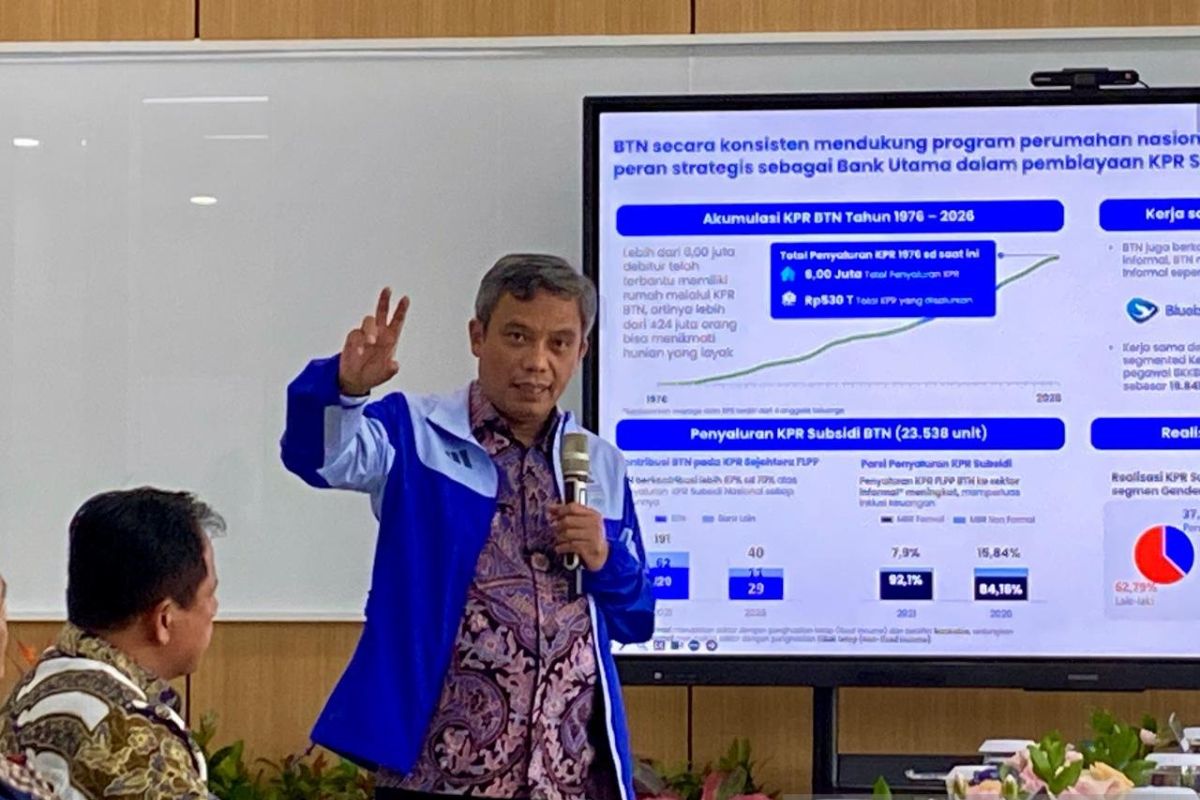 BTN: Penyaluran KPP capai Rp2,17 T per Maret, jangkau 3.291 debitur