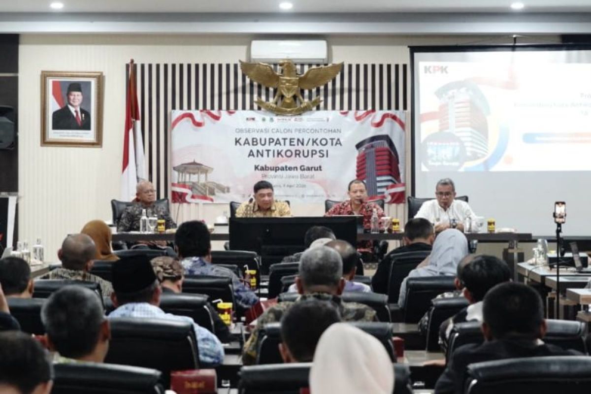 KPK observasi Garut sebagai calon percontohan Kabupaten Anti Korupsi