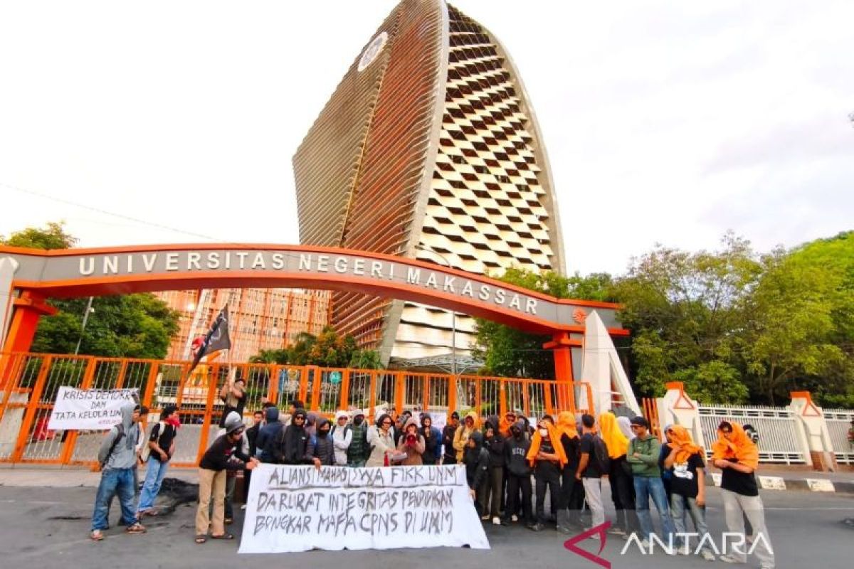 Mahasiswa UNM tuntut kasus dugaan pungli CPNS dituntaskan