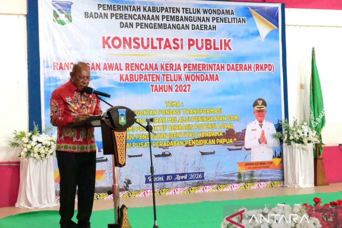 Pemkab Teluk Wondama tetapkan empat fokus pembangunan 2027