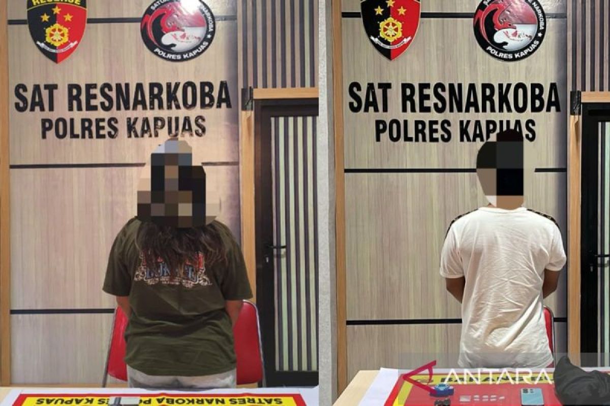 Sepasang pemuda di Kapuas diciduk polisi, diduga edarkan sabu