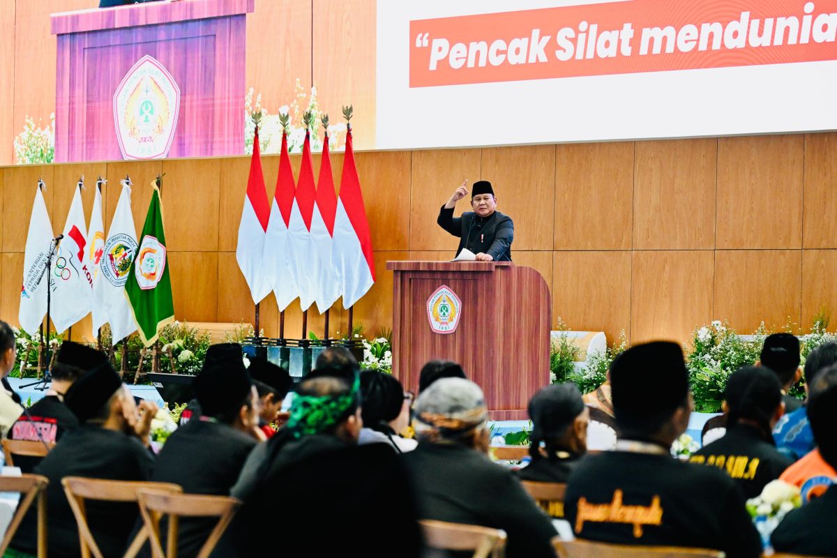 Presiden soroti peran pencak silat sebagai pilar jati diri nasional