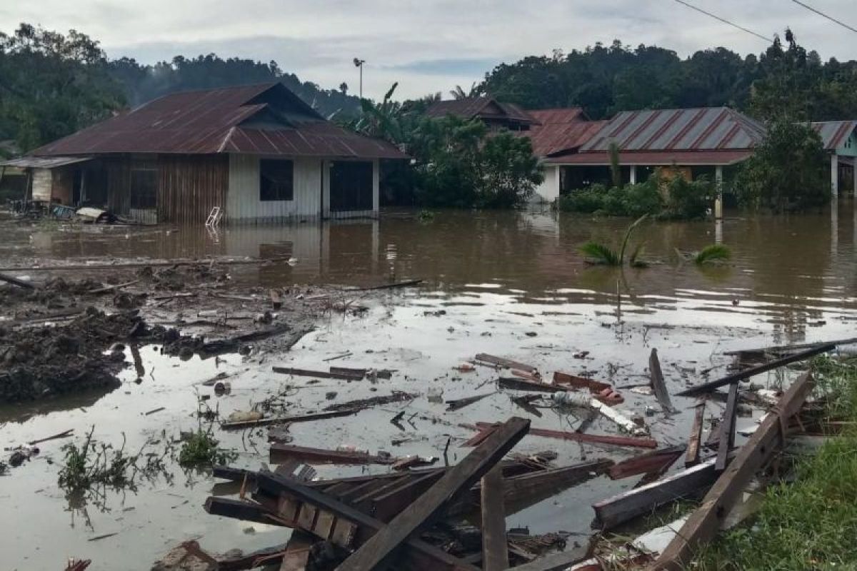 BPBD Sulteng lakukan pendataan dampak banjir di Pamona Utara