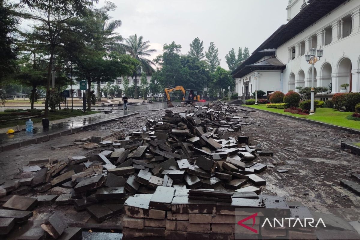 Plaza Gedung Sate dipermak Rp15 miliar untuk disatukan dengan Gasibu