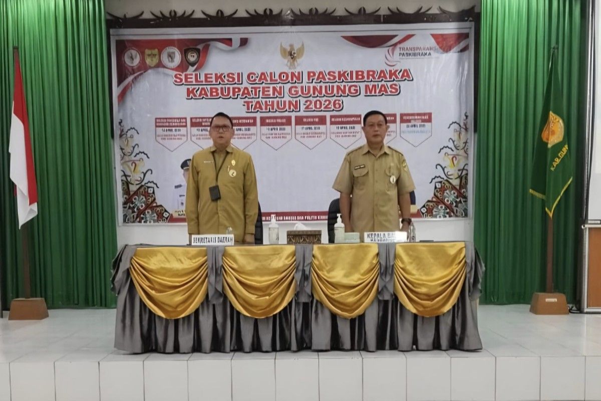 Sekda Gunung Mas: Paskibraka membentuk pribadi tangguh dan bertanggung jawab