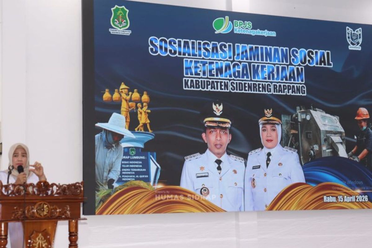 Pemkab Sidrap dan BPJamsostek mengedukasi pengusaha penggilingan padi