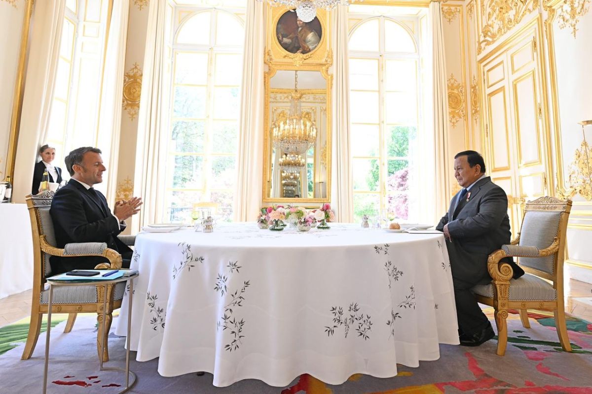 Prabowo-Macron meet in Paris, discuss strategic cooperation expansion