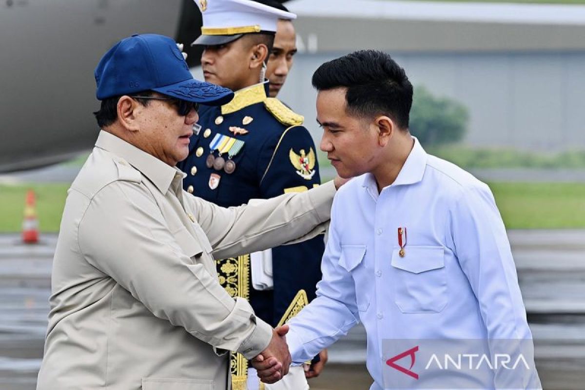 Usai lawatan ke Eropa, Presiden Prabowo disambut wapres di Tanah Air