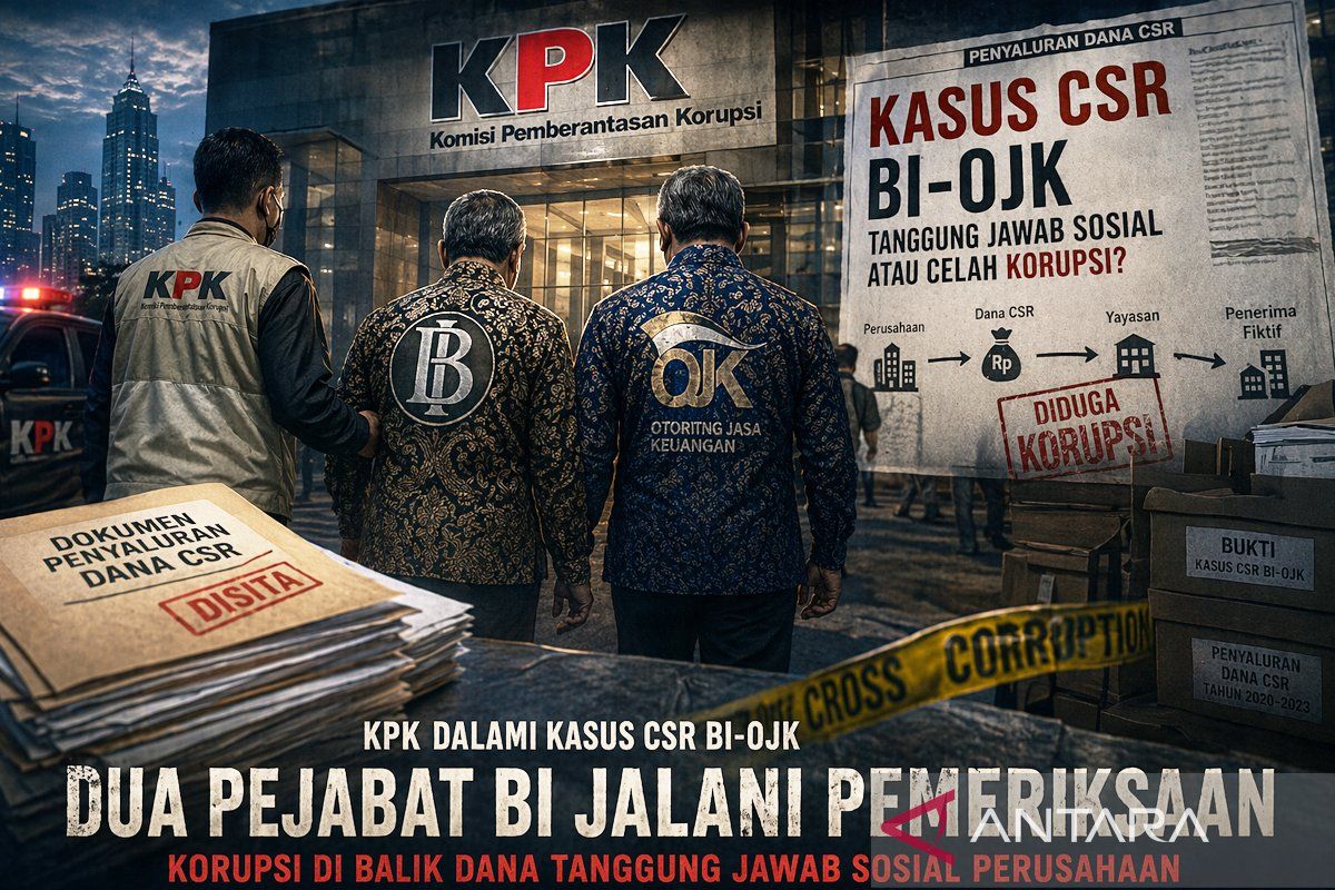 KPK dalami kasus CSR BI-OJK, dua pejabat BI jalani pemeriksaan