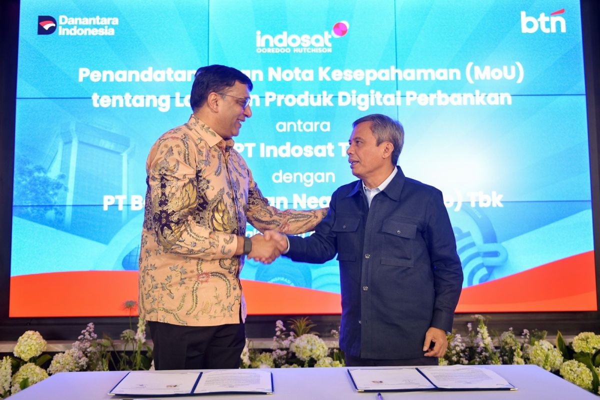 BTN awali kolaborasi dengan Indosat untuk layanan keuangan digital