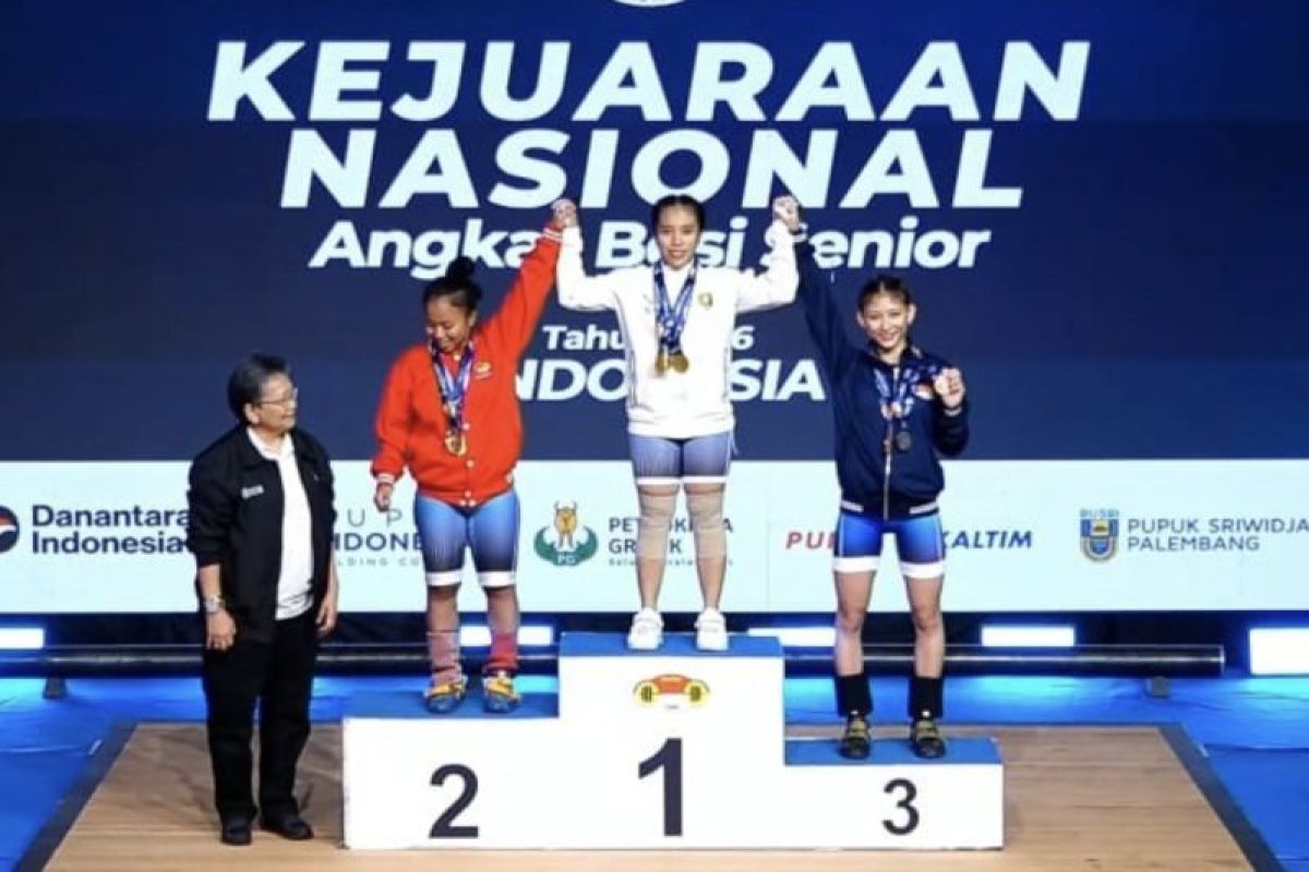 Lampung raih lima medali emas hari pertama Kejurnas Angkat Besi 2026