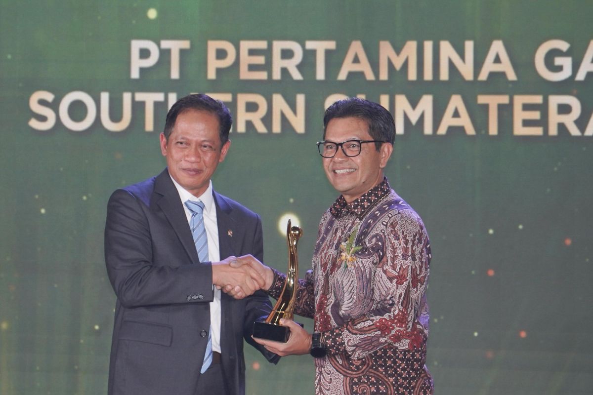 Pertagas raih tiga penghargaan lingkungan Proper Emas KLH