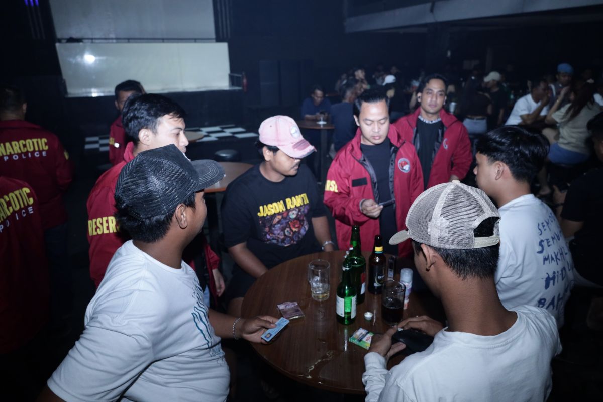 Polda Banten razia THM di Serang antisipasi peredaran vape narkoba