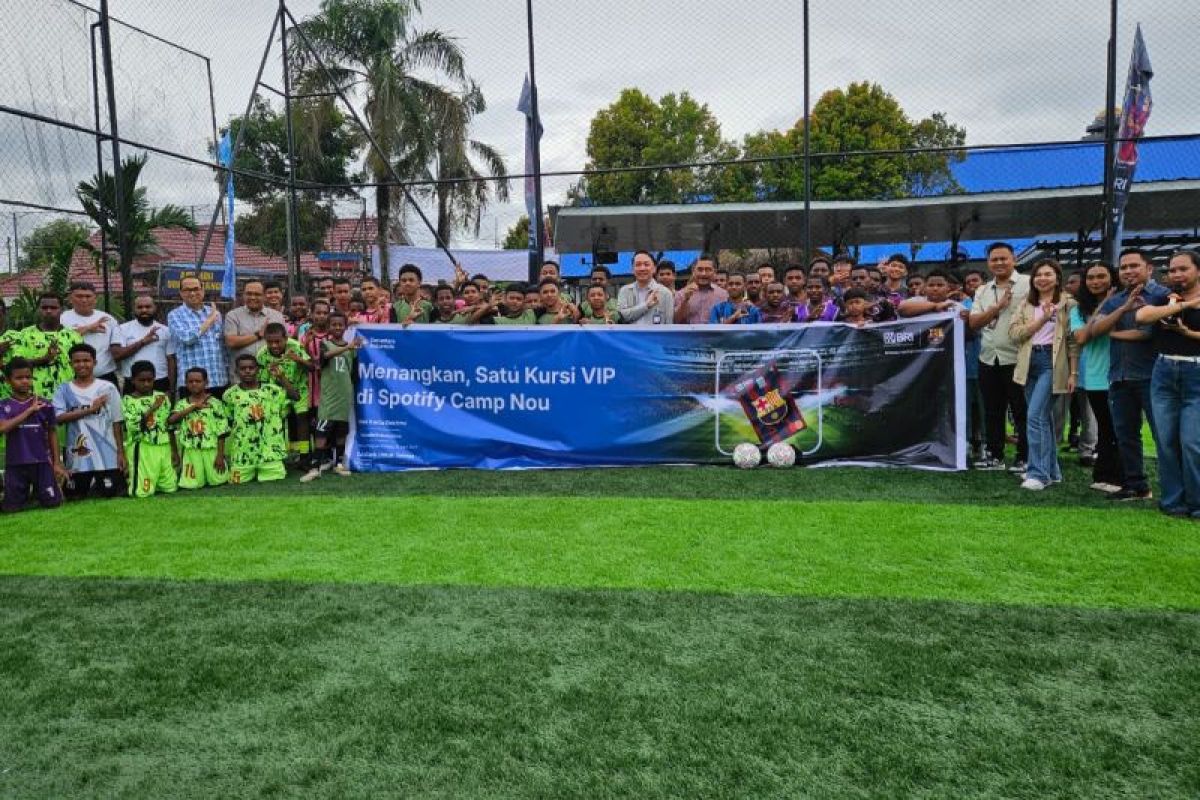 BRI gelar turnamen sepak bola U-14 di Kota Jayapura