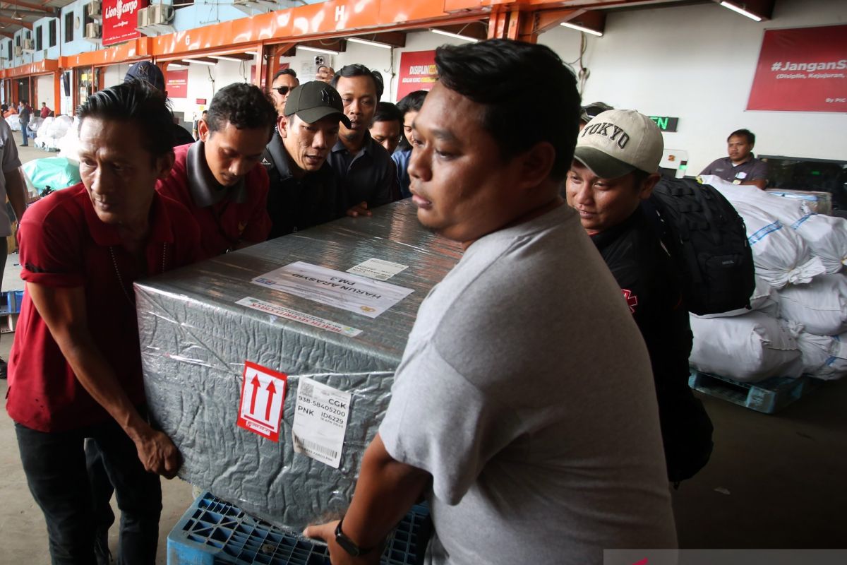 Jenazah korban helikopter jatuh di Kalbar tiba di Bandara Soekarno Hatta
