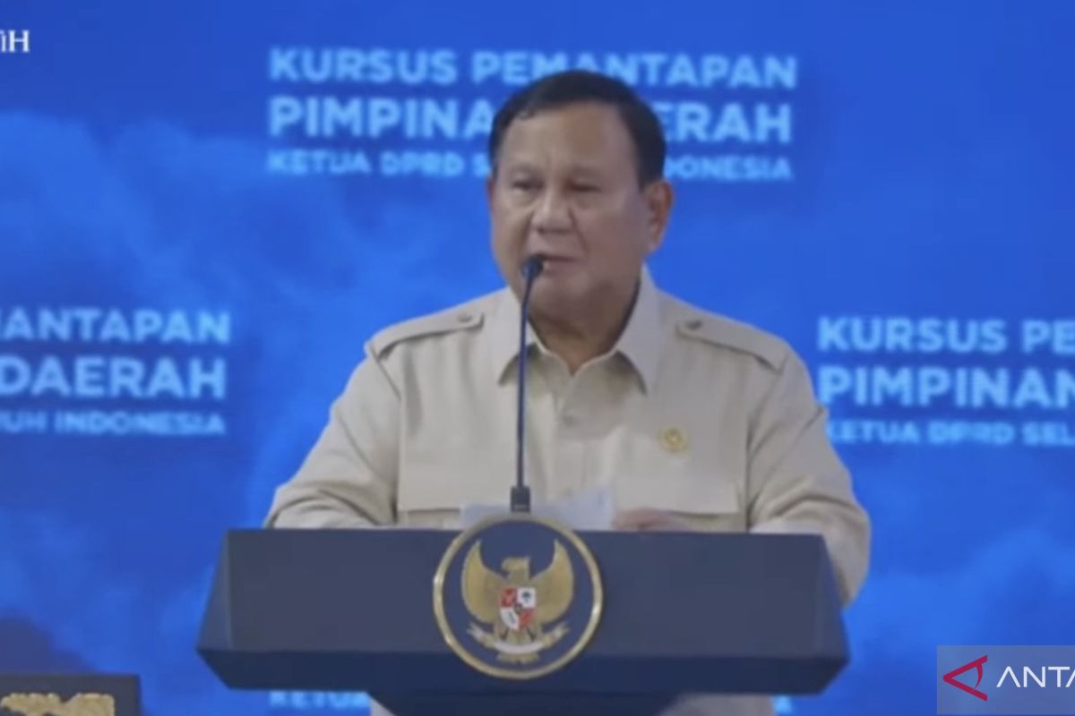 Tiba di Magelang, Presiden berikan arahan untuk ketua DPRD seluruh RI