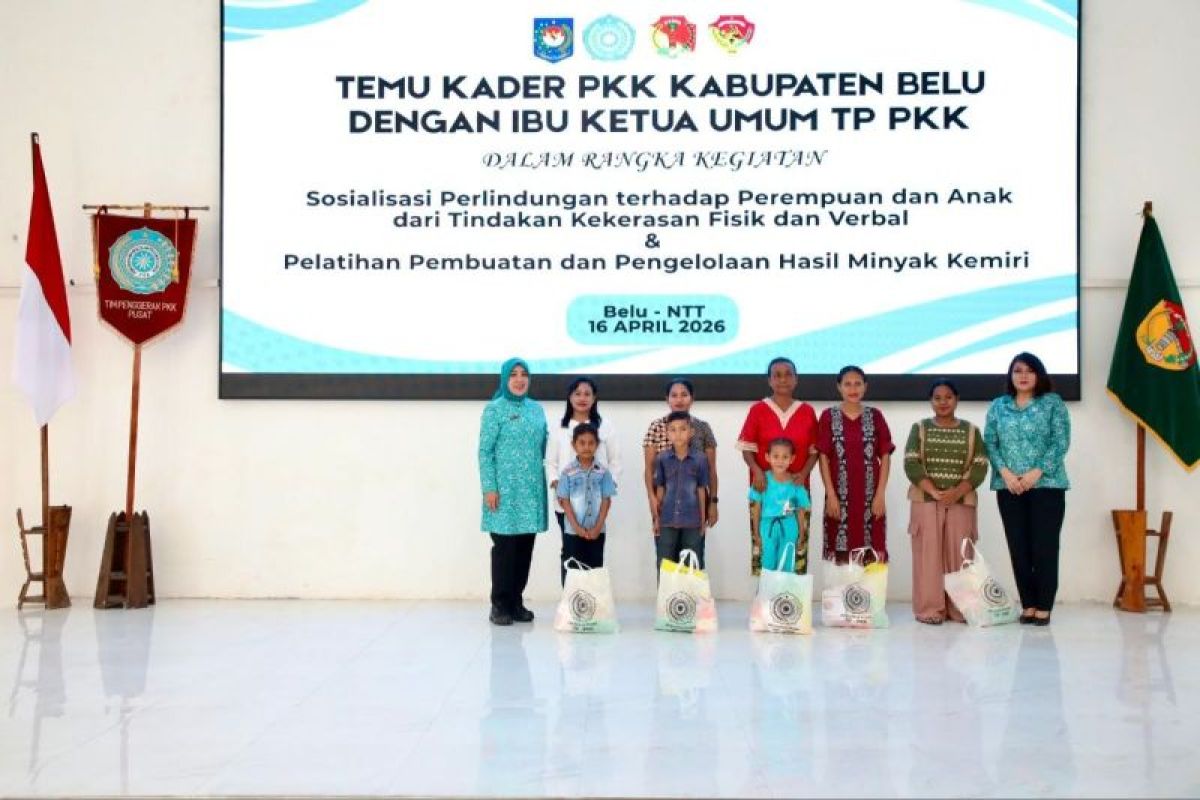 Ketua Umum TP PKK dorong perlindungan perempuan dan anak di Belu, NTT