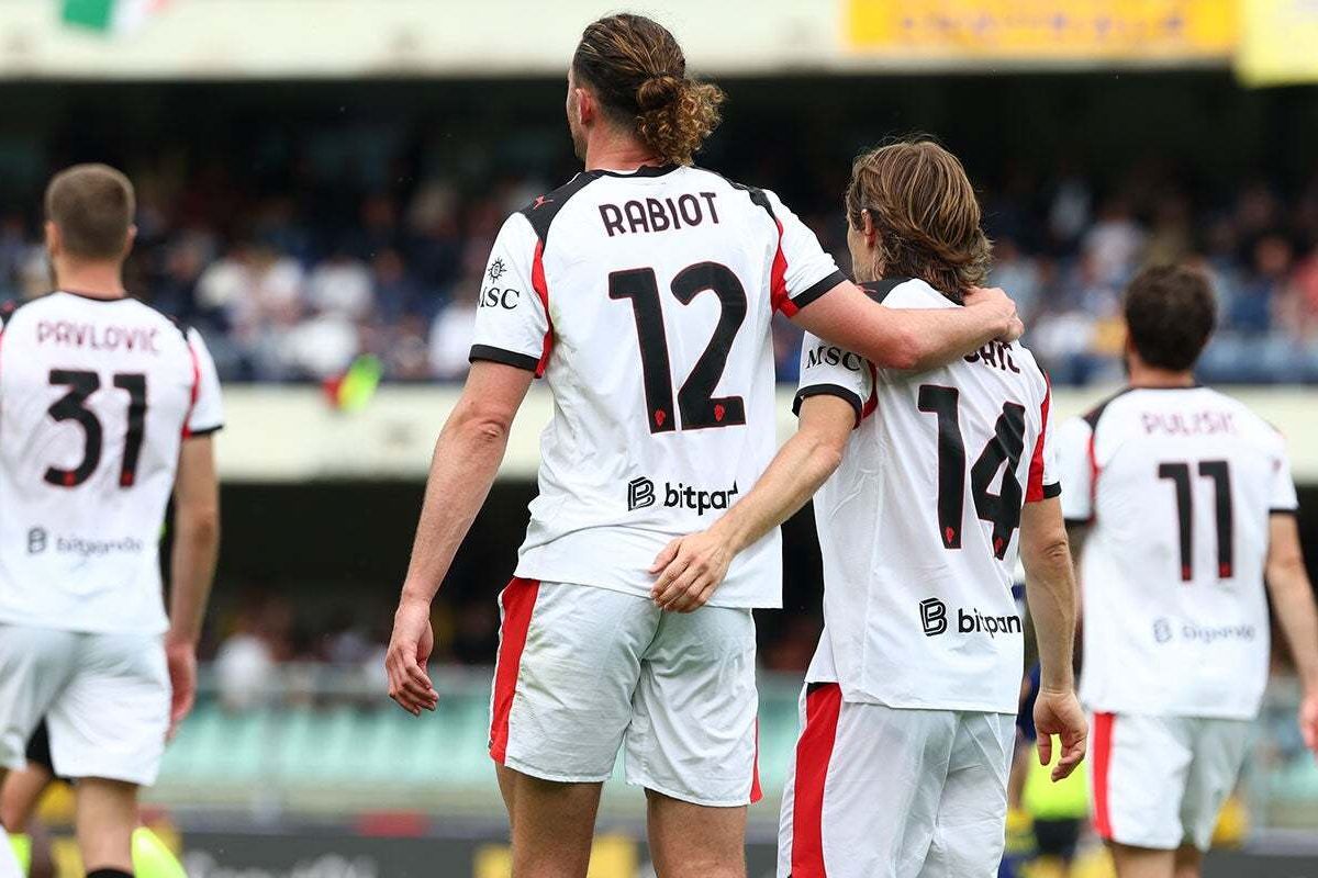 Gol tunggal Rabiot pastikan AC Milan menang 1-0 atas Hellas Verona
