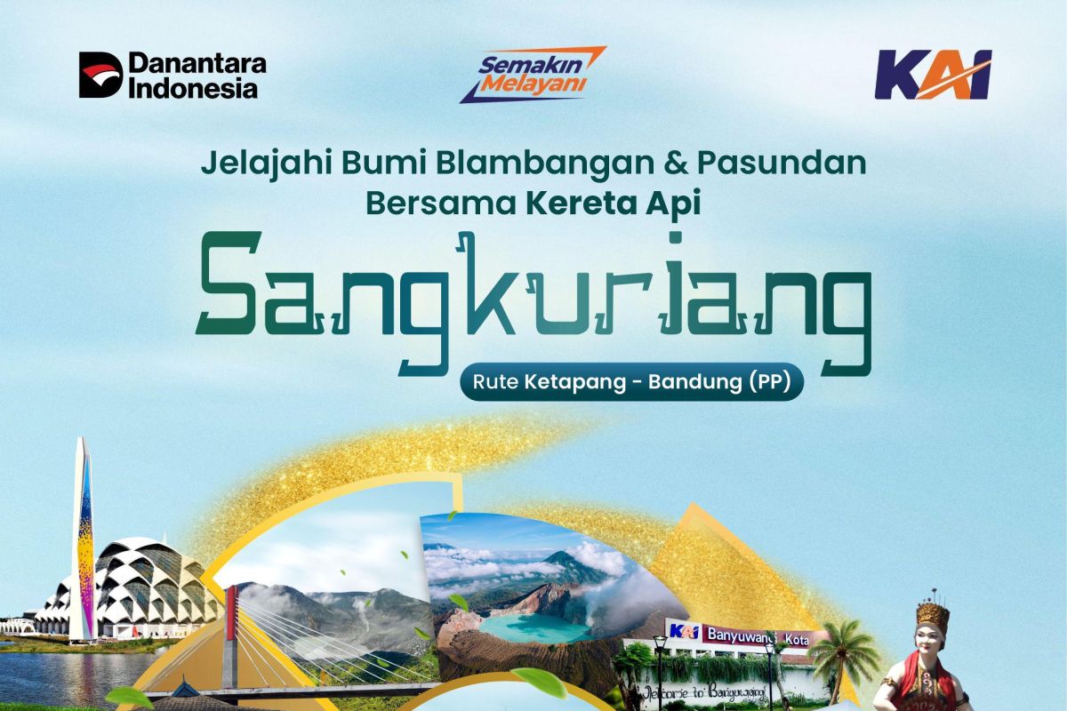 KAI hadirkan KA Sangkuriang rute Ketapang-Bandung, tempuh jarak 1.002 km