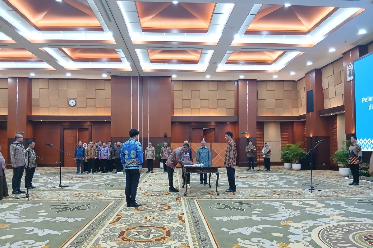 Purbaya melantik 5 pejabat eselon II Kemenkeu