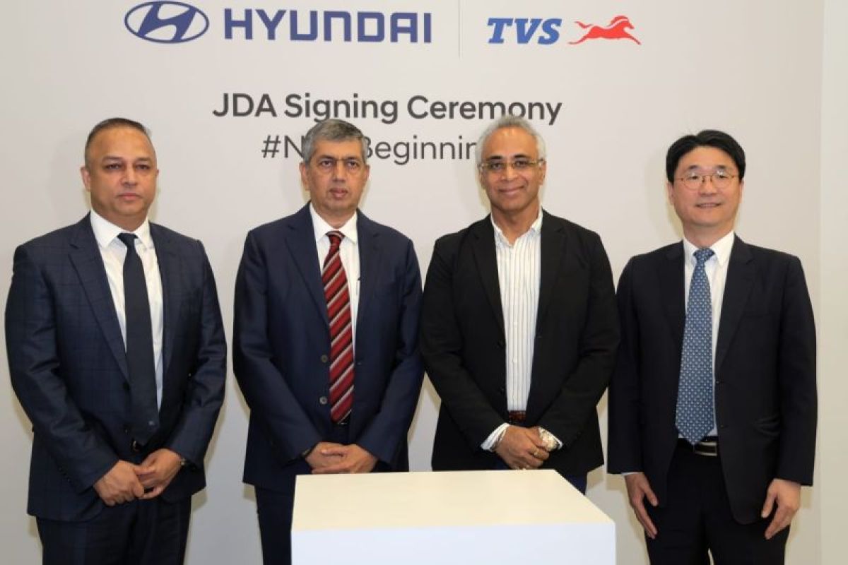 Hyundai Motor dan TVS Motor Resmi Jalin Kemitraan untuk Mendorong Komersialisasi Kendaraan Listrik Roda Tiga di India