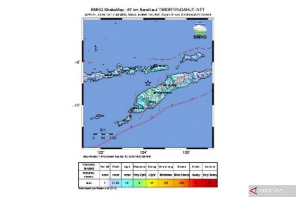 Pemkab: Gempa M6,0 di NTT tak timbulkan kerusakan dan korban jiwa