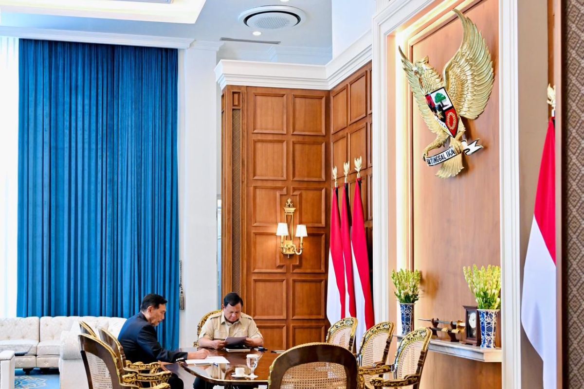 Luhut lapor hasil simulasi ke Prabowo, ekonomi stabil 3 bulan ke depan