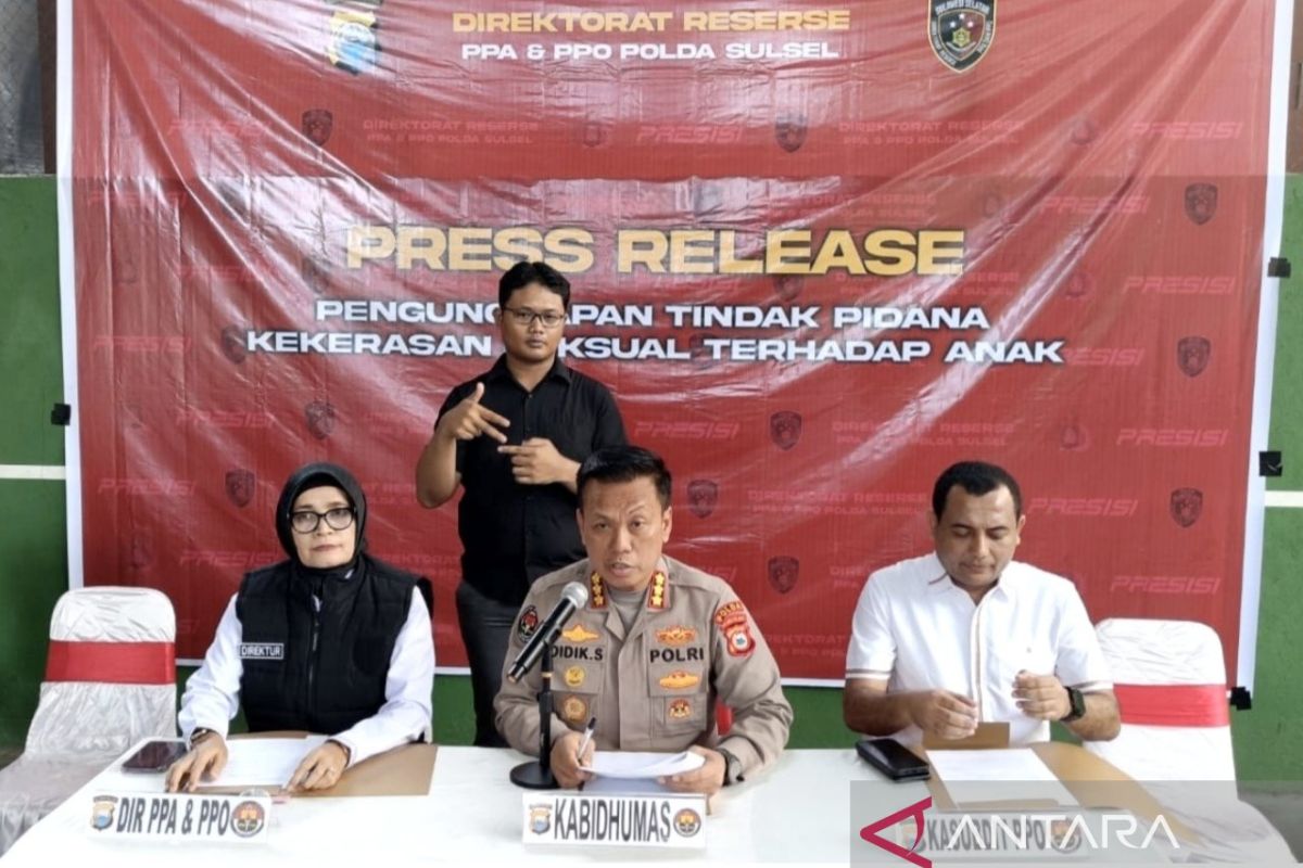 Polda Sulsel bekuk tiga pelaku rudupaksa anak